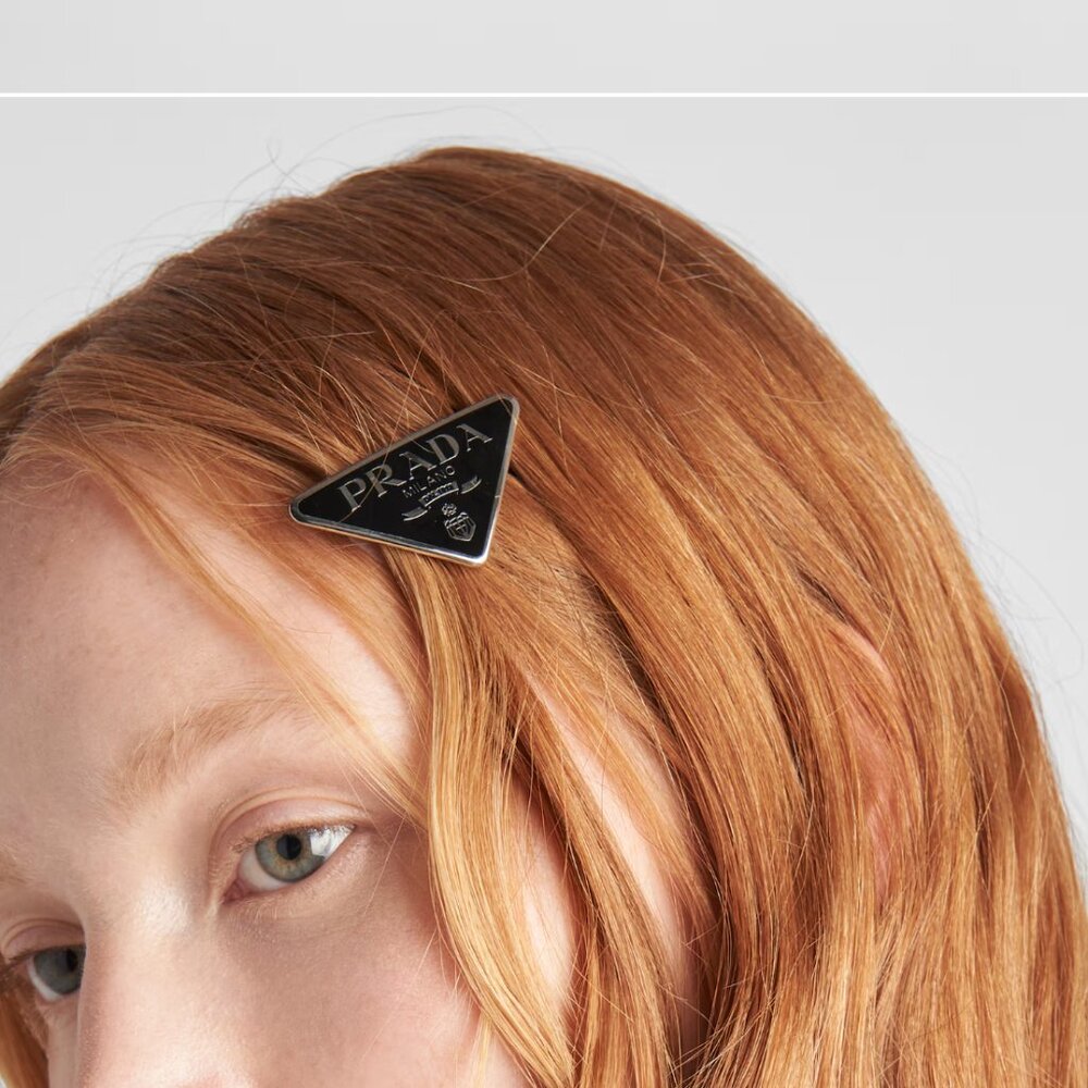 Prada Metal hair clip